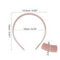 thumbnail image 3 of Unique Bargains  Classic Frosted Wide-Brimmed Headband for Women for Girls 4.72" ID 1 Pc Deep Pink, 3 of 4