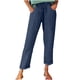 thumbnail image 2 of Karight Cotton Linen Pants for Women Summer High Waist Elastic Straight Leg Pant Casual Loose Solid Lightweight Beach Trousers, 2 of 9