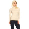 thumbnail image 2 of Women's Solid Color Turtleneck Sweater - Basic and Versatile, 2 of 6