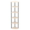 thumbnail image 4 of DOLITY Corner Shelf Corner Display Shelf Durability Frees Standing Easy to Install Storage Rack Multipurpose for Kitchen Office Home 152cm, 4 of 9