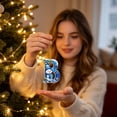 thumbnail image 5 of Clearance Cute Snowman Letter B Personalized Christmas Ornaments, Christmas Tree Decorations, 2D Christmas Tree Pendants for Xmas Tree Decor, 5 of 7