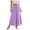 Purple, variant on yillto Womens Skirts with Pockets Elastic Waist Loose Flowy Summer Casual Beach Vacation Maxi Skirt