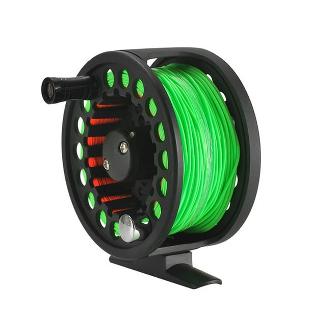2+1BB Large Arbor Fly Fishing Reel Lightweight CNC Machined Aluminum Alloy  Fly Fishing Reel with Line