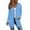 339#Sky Blue, variant on GXIPO Women's Casual Loose Long Sleeve Cardigans Open Front Lightweight Jacket Sweaters with Pockets Polka Dots Purple S