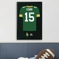 thumbnail image 3 of Bart Starr Green Bay Packers Framed 14" x 20" Retired Jersey Art Print, 3 of 3
