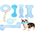 thumbnail image 2 of Dosaele 6pcs Small Dog Chew Toys Set  Cute And Durable Teething Toys For Small Dogs  Interactive Soft Toys, 2 of 7