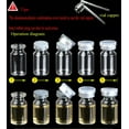 thumbnail image 3 of U8MO 2ml~80ml Butyl Rubber Plug Glass Vial Jars Transparent Bottle Crafts DIY Bottle-2ml, 3 of 6