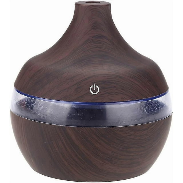 300ml Essential Oils Humidifier Cool Mist Electric Fragrance Diffuser with 7 Color Changing Mute SPA