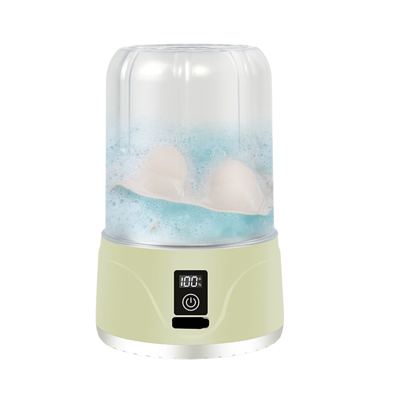ZenCart Mini Washing Machine 1.1L Capacity Cordless Rechargeable Underwear Baby Clothes Socks Briefs Washer Portable Laundry Washing Device