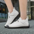 thumbnail image 2 of Mostsola Flat Ankle Boots for Women Casual Comfortable Fashion Slip on Short Boots High Top Booties, 2 of 6