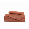 thumbnail image 6 of Brooklyn Loom Flax Linen 100% Linen Deep Pocket Rust 4-Piece California King, All Season, Adult Size, OEKO-TEX Certified, 6 of 9