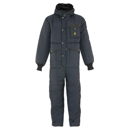 RefrigiWear Men's Iron-Tuff Insulated Coveralls with Hood -50F Extreme Cold