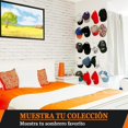 thumbnail image 2 of 12 Ganchos para Sombreros Montaje en Pared, Estante Minimalista Sombreros, Soporte Adhesivo Gorras de Béisbol, Organizador Gorras, Adhesivos Sin Taladrar (negras) Negras, 2 of 8