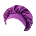 thumbnail image 2 of PEIXUN Fashion Women Beading Braid Hat Muslim Ruffle Cancer Wrap Cap Sleep Caps Satin Lined Hair Bonnets, 2 of 2