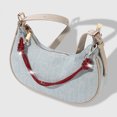 thumbnail image 3 of Guardurnaity 2 piezas de correas de repuesto para bolsos con diamantes de imitación y asa brillante, accesorios de hombro de platino. Bolsas de mensajero y de hombro rojo, 3 of 6