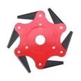 thumbnail image 1 of Cabezal de corte de acero, cabezal de corte de 6 maquinillas de afeitar de acero premium, cuchillas universales mejoradas para comedor de malas hierbas, cabezal de corte de acero profesional, 1 of 5