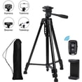 thumbnail image 2 of Aluminum Alloy Phone & Camera Tripod Stand, Lightweight Portable Design, Rechargeable Wireless Remote for Convenient Control, 2 of 5