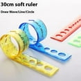 thumbnail image 4 of 4 Pcs Flexible Rulers, 30cm Flexible Bendable Plastic Ruler, 4 of 9