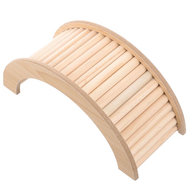 Puente para hámster, juguete para conejito, juguetes para jerbo, conejo, rampa, escalera para chinchilla, accesorios, escondite de madera
