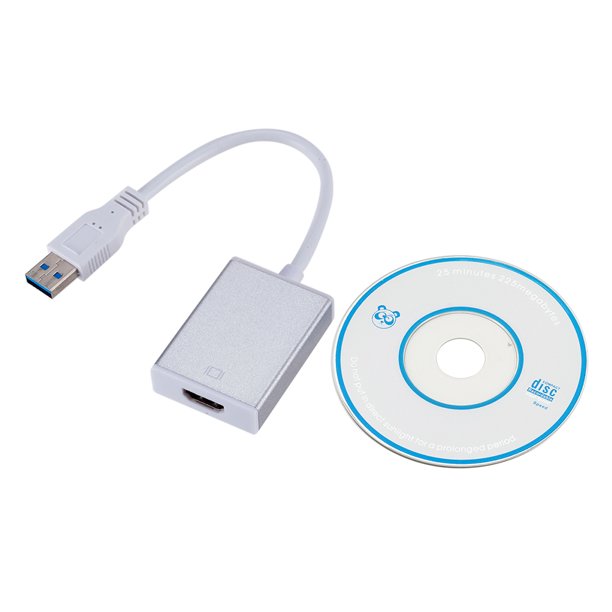 Tarjeta De Video Externa Usb Adaptador convertidor USB 3.0 a 1080p HD HDMI Tarjeta de video externa para Windows 8 7