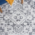 thumbnail image 6 of SAFAVIEH Toscana Alvin Medallion Polyester Area Rug, Grey/Ivory, 8' x 10', 6 of 8