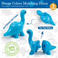 TENGTUNG Dinosaur Shape Matching STF9 Game Fine Motor Toy 10 PCS Double