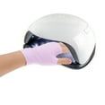 thumbnail image 2 of Unique Bargains 1 Pair Elegant Ice-sensing Sunscreen Manicure Gloves Light Purple, 2 of 6