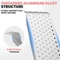 thumbnail image 2 of Tanfengu 63in 880 lbs Aluminum Loading Ramp, 2 Pack Anti-Slip Wheelchair Ramp, Portable Car Ramp for Steps Doorways Truck, Silver, 2 of 9