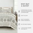 thumbnail image 6 of Noble Linens Gray Arrow Dreams 3-Piece 3-Piece Duvet Cover Set, King/Cal King, 6 of 10