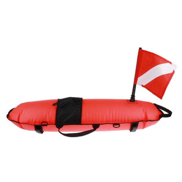 Flotador Y Bandera de Buceo Profesional/boya para Buceador, Esnórquel Y Pesca -rendimiento Y Portátil-boya Marcadora de Superficie de Naranja1 Sunnimix Boya inflable de buceo