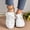 White, variant on Women's Closed Toe Lace-Up Wedge Mules Cut-Out Detail Casual Summer Slide Sandals for Women Wide Width Soft Sole