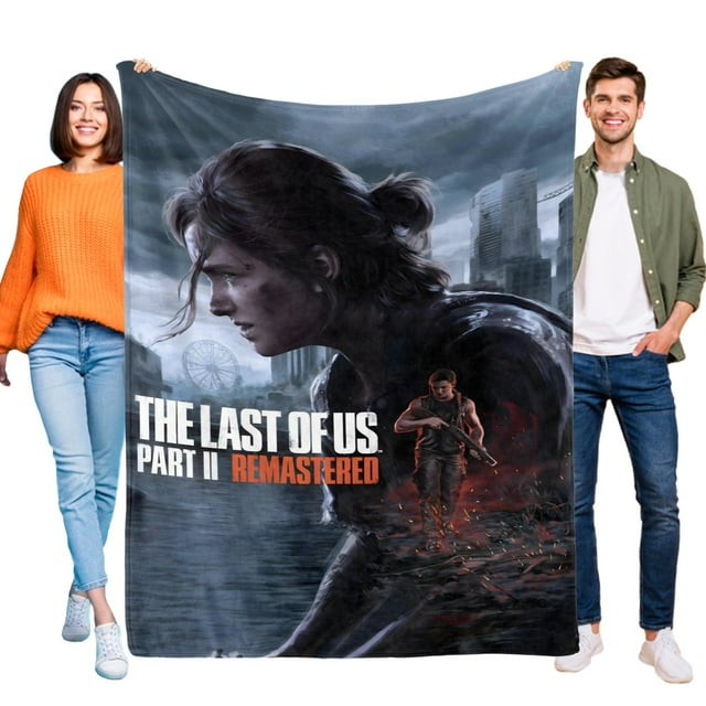 The Last of Us anti-pilling, suave, ligera, esponjosa y acogedora de lujo para hogar y cocina – Perfecta para niños y adultos,120X80cm