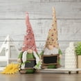 thumbnail image 2 of Northlight 16" Pink Floral Springtime Gnome with Message Board, 2 of 5