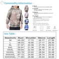 thumbnail image 2 of Men's Loose Fit Hoodie with Tie-Dye Print, Casual Pullover Sweatshirt with Hood, Long Sleeve Streetwear for Fall Winter, Christmas Gift, Daily Comfort Wear,Purple,M, 2 of 6