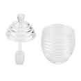 thumbnail image 6 of Riousery 265ml Transparent Beehive Honey Jar with Dripper Stick, Clear PC Acrylic Syrup Dispenser for Kitchen Storage (9.3x14.3cm / 3.7x5.6 Inches), 6 of 9