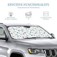 thumbnail image 2 of Bingfone Cartoon House Car Car Windshield Sunshade,Sun Foldable Sun Shield Sun Visor for Car -, 2 of 8