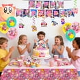 thumbnail image 5 of 35Pcs Kirby Birthday Party Supplies, Kirby Party Decoration Set - Kirby Birthday Decorations Banners Backdrop Tablecloth Balloons Cake Toppers etc. Kirby Party Supplies, 5 of 7