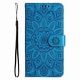 thumbnail image 3 of Funda tipo cartera GANGXUN para iPhone 16 , diseño girasol, cuero PU, soporte, cierre magnético, tarjetero, 3 of 5