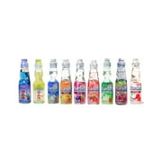 Shirakiku RAMUNE Japanese Soft Drink multi-pack, 6.76 Fl Oz Each - 9 Sampler