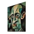 thumbnail image 2 of Designart "Male Abstract Masterpiece Artistic Impression" Masterpiece Print on Natural Pine Wood, 2 of 5