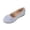 Sky Blue, variant on SuTry Women's Round Toe Flats Slip On Comfortable Metal Ring Detail Lightweight Casual Walking Office School Shoes(39)
