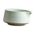 thumbnail image 5 of TISHITA Japanese Matcha Bowl Matcha Cup Gift Tea Bowl 500ml Portable Handmade Matcha Ceremony with Pouring Spout for Tea Room Kitchen Light Green, 5 of 8