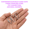 thumbnail image 6 of 7003 Pk9 Stainless Steel Toy Quick Link M&M Bird Toys - Toy Links, 6 of 6