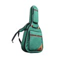 thumbnail image 4 of Bolsa de guitarra que lleva una mochila de 42 pulgadas resistente al agua Soft Professional Softed Oxford Case de viaje de tela acústica de guitarra Verde, 4 of 8