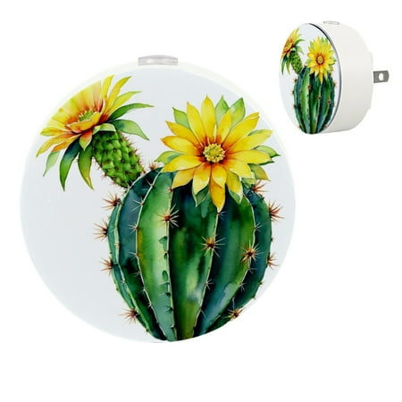 

YZUOUZY Bedside Lamps LED Lamp Bedside Lamps Set of 2 Cacti Plant Flowers