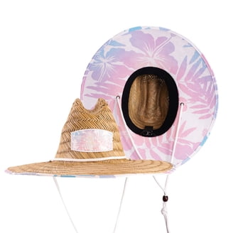Sip Happens - Women\'s Flat Brim Hat Saint Martin | Split Brim Resort Hat | Hats Unlimited main image 4