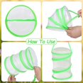 thumbnail image 3 of Mini Butterfly Habitat Cage Butterfly Growing Kit Bulk Butterfly Cage Mini Butterfly Net Habitat Clear Container Terrarium Mesh Enclosure Collapsible Insect Mesh Cage with Zipper (Multi), 3 of 6