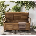 thumbnail image 3 of Safavieh Brisbane Indoor/Outdoor Modern Storage Bench, 3 of 8