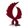 thumbnail image 1 of Estatua de ala, figura de escritorio, centro de mesa, decoración de arte abstracto, figura de resina, adorno para escritorio, oficina, estantería, 1 of 9