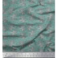 thumbnail image 1 of Soimoi Rayon Fabric Floral & Paisley Block Print Sewing Fabric Yard 56 Inch Wide, 1 of 3